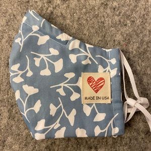 3 Layered Cotton Face Mask w/Filter w/ Nose Wire